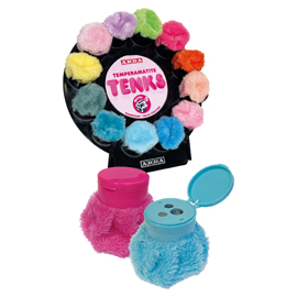 Temperamatite tenks peluche - 3 fori - colori assortiti - arda - conf. 36 pezzi