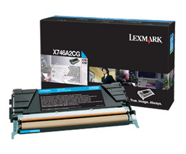 Toner ciano non return program x746 x748