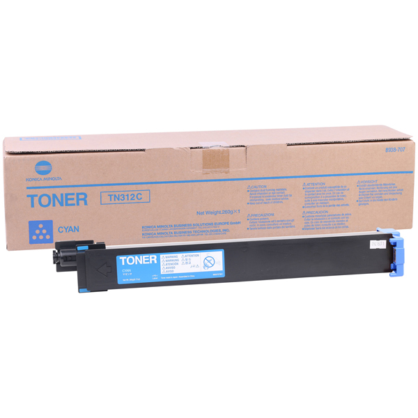 Toner ciano bizhub tn312c c300/352/p