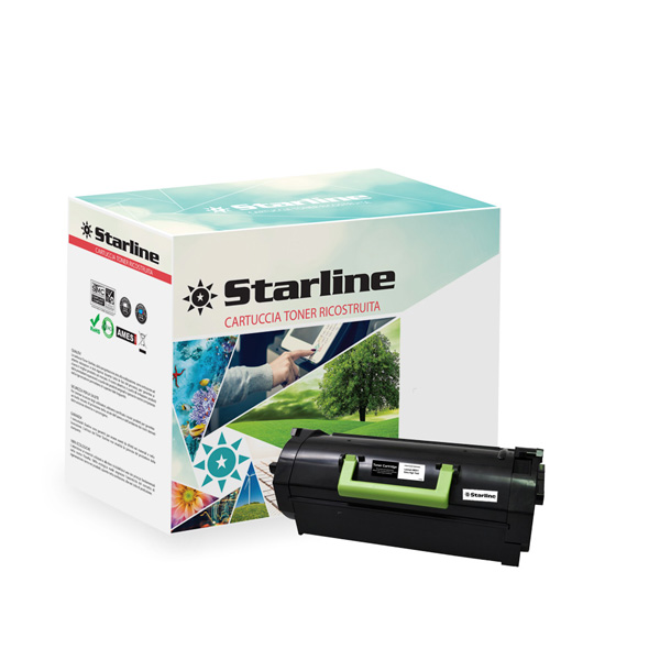 Toner ric nero per lexmark ms811/ms812 alta capacita'