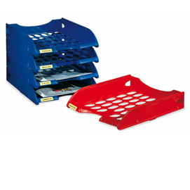 Vaschetta portacorrispondenza forate e040 nero fellowes