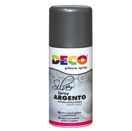 Vernice spray argento 150ml 615/2 cwr