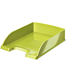 Vaschetta portacorrispondenza plus wow verde leitz