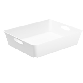 Vassoio multiuso 37,5x26,6xh6cm bianco living