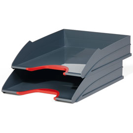 Vaschetta portacorrispondenza varicolor rosso durable