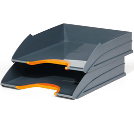 Vaschetta portacorrispondenza varicolor arancio durable