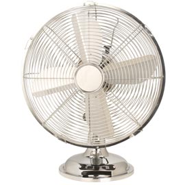 Ventilatore cromo 30 da tavolo 38w