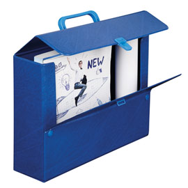 Valigetta ulisse 3000 blu 25x35x8cm in coplan