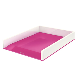 Vaschetta portacorrispondenza wow fucsia leitz
