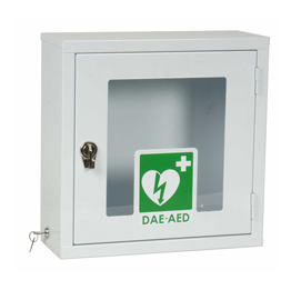 Visio teca per defibrillatore semiautomatico def040 colore bianco