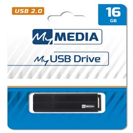 Verbatim - memoria myusb drive - nero - 69261 - 16gb