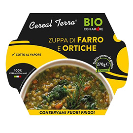 Zuppa di farro e ortiche - 300 gr - cereal terra