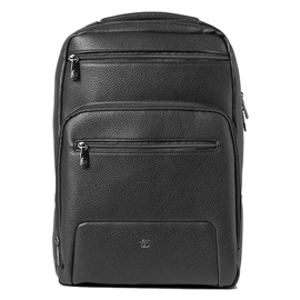 Zaino gate trended - 29 x 42 x 15 cm - ecopelle - nero - intempo